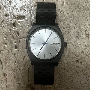 Nixon Black Time Teller Watch